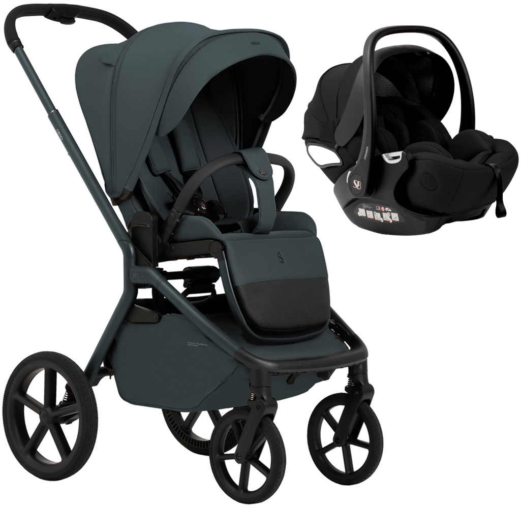 Прогулочная коляска Sweet Baby SBL Orso + автокресло Premier Black Emerald