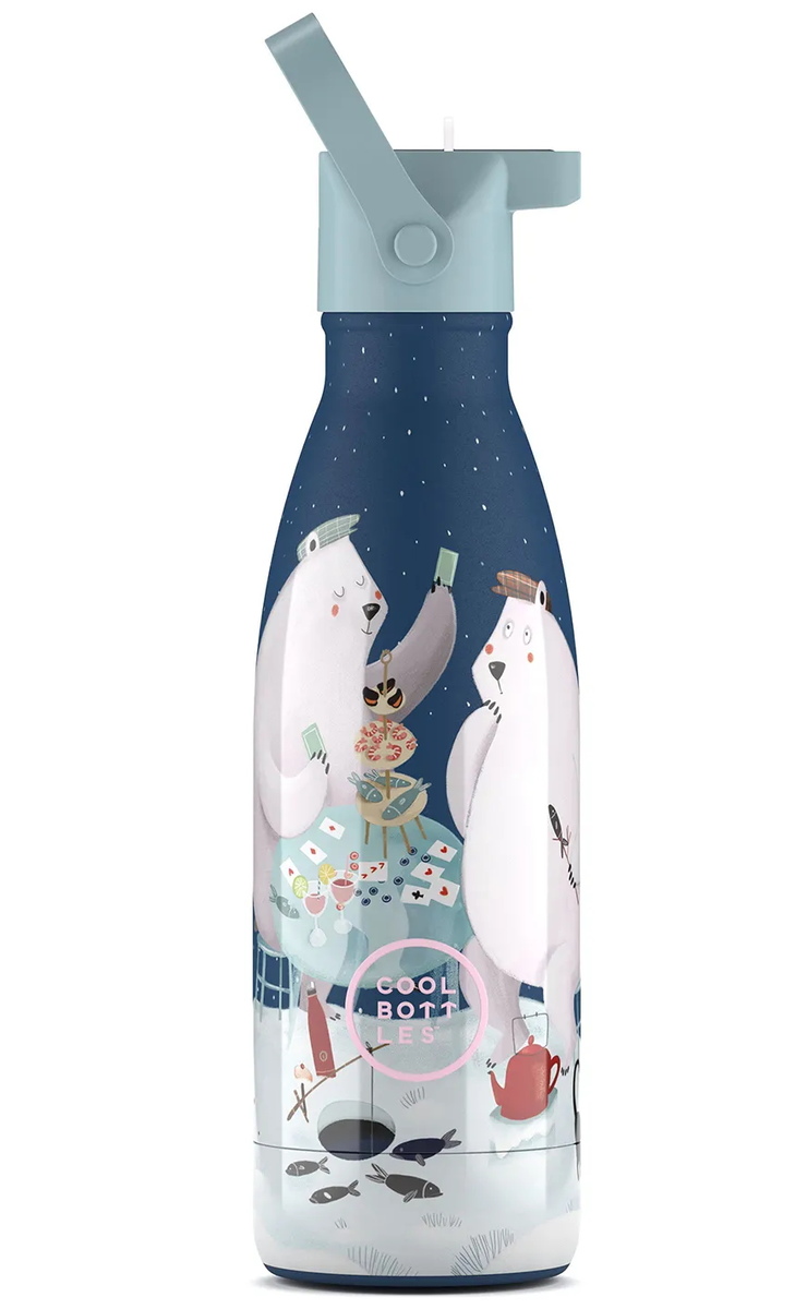 Термос–термобутылка Cool Bottles Kids серия Wonders Polar Bears 350 мл