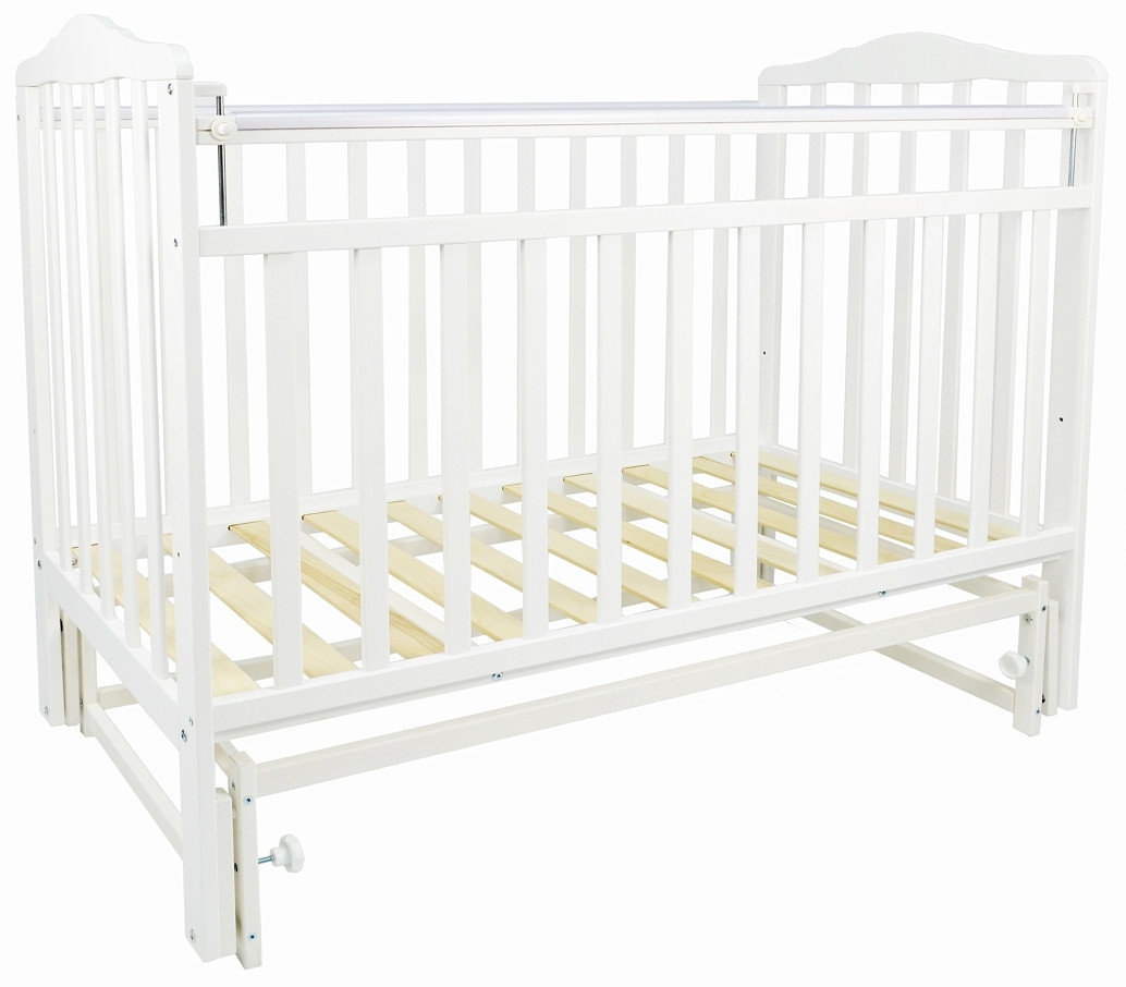 Детская кроватка Pituso Marsel маятник поперечный 3154501 Белый