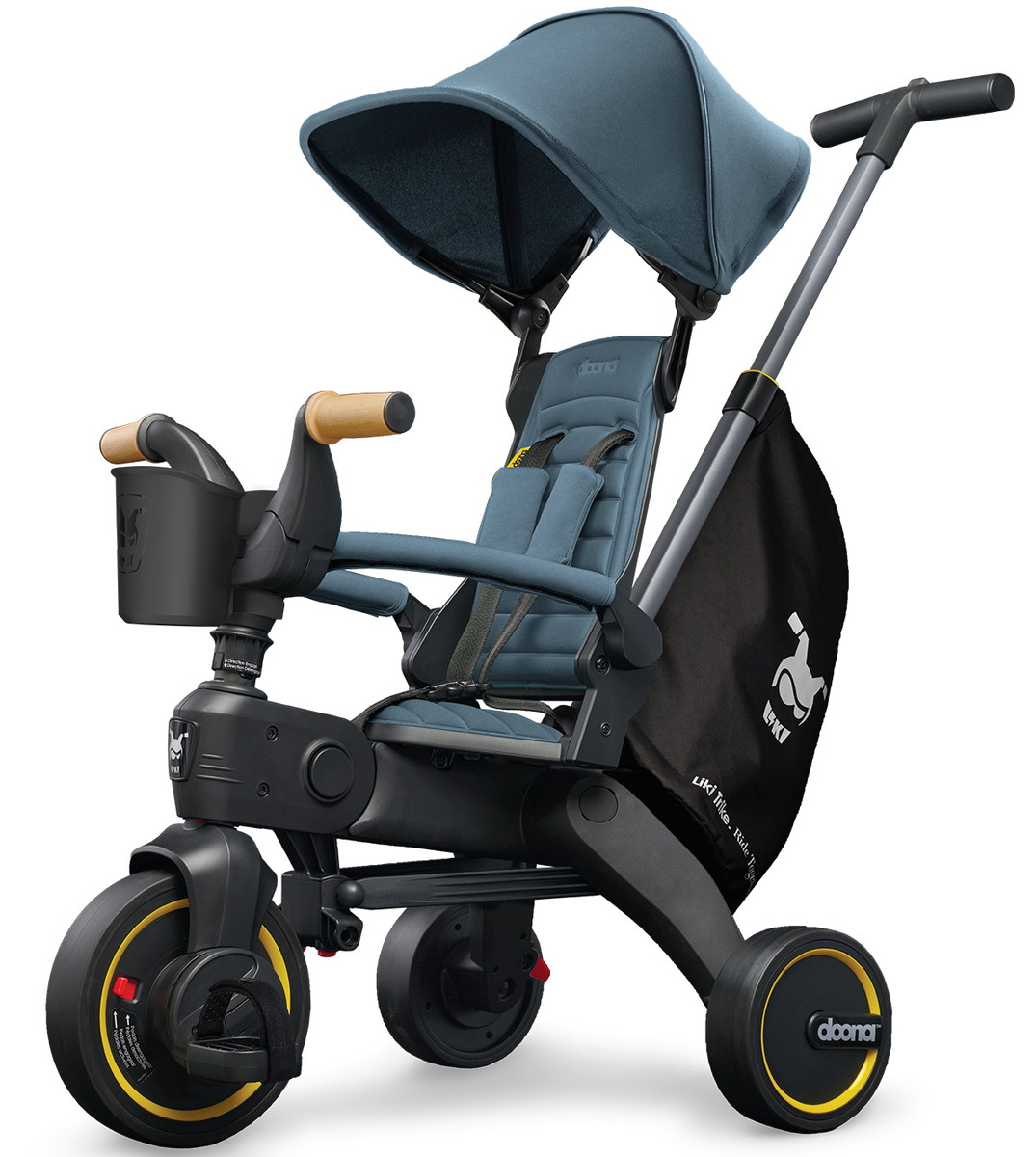 Детский складной трехколесный велосипед Doona Liki Trike S5 Ocean Blue