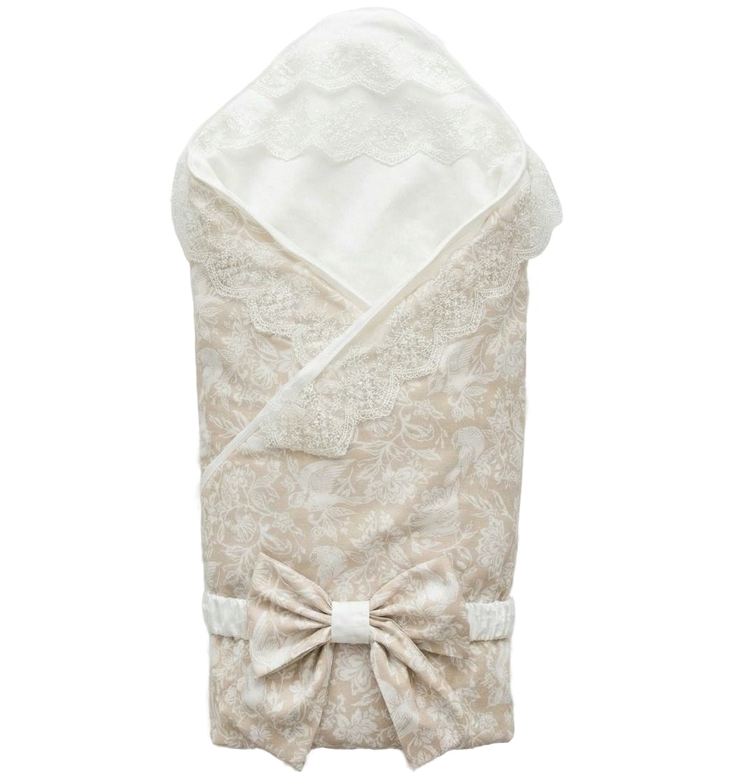 Одеяло-Конверт Lappetti Le Jardin с кружевным уголком В1043 1043/4 бежевый