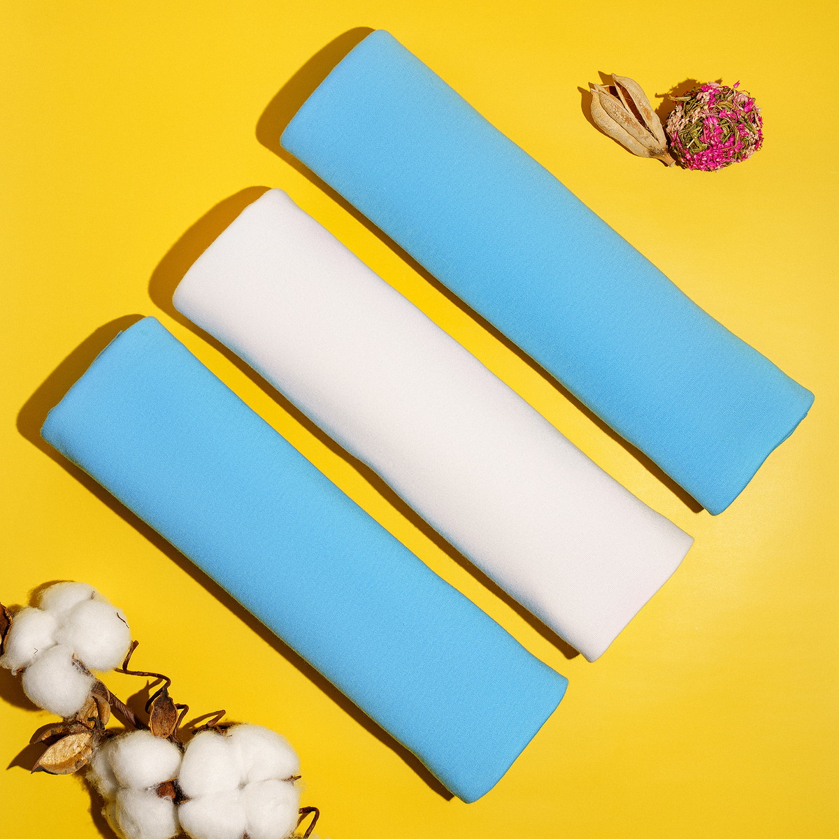 Пеленки Vikalex Голубой трикотажные интерлок 120х90 в уп. 3 шт.