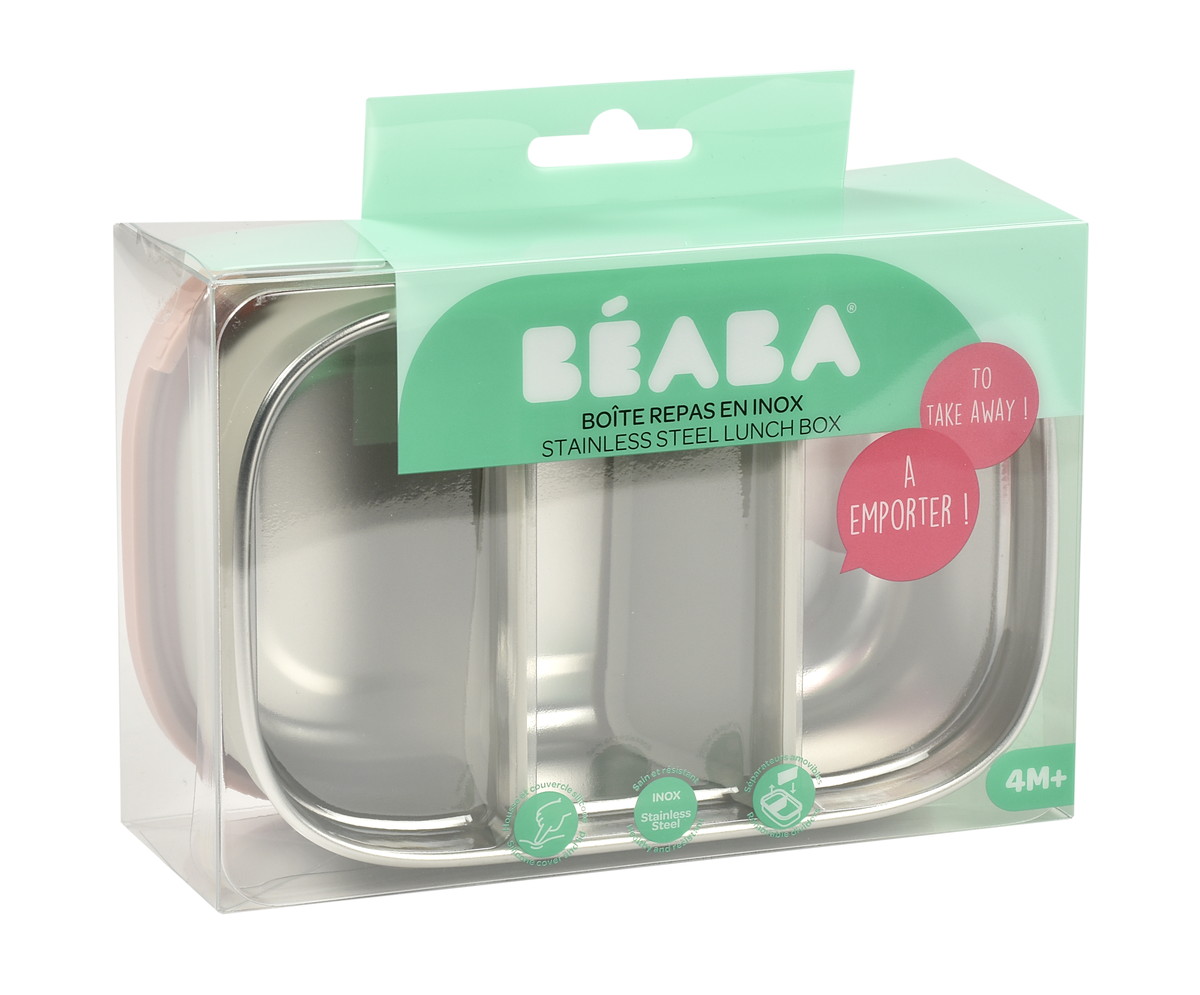 Контейнер для ланча Beaba Boite Repas Inox 914002 V/D ROSE