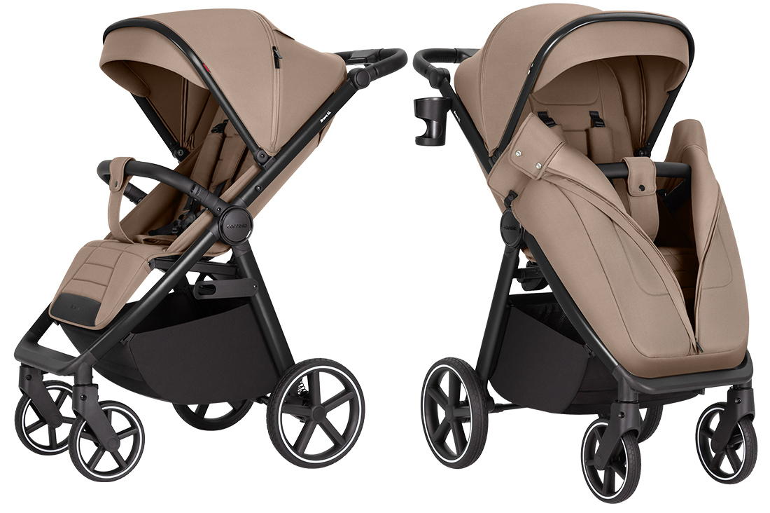 Прогулочная коляска Carrello Bravo SL Deluxe Black Frame CRL-5520 Velvet Beige