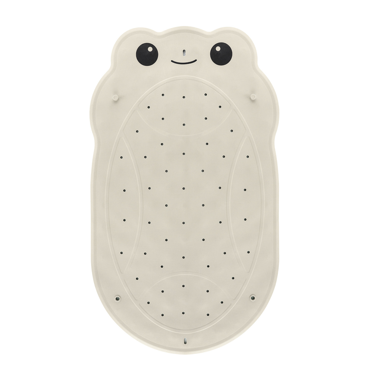 Коврик резиновый для ванны Roxy-Kids антискользящий 76x45см BM-4576-FR-W Лягушка белый