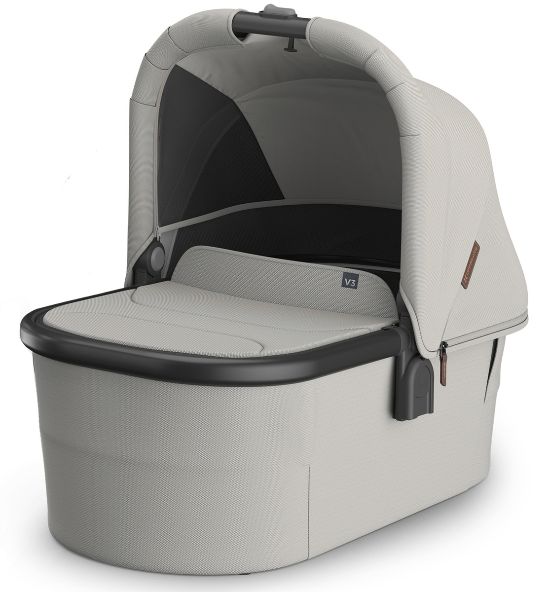 Люлька для коляски UPPAbaby Cruz и Vista V3 Жемчужно-серый (Savannah)