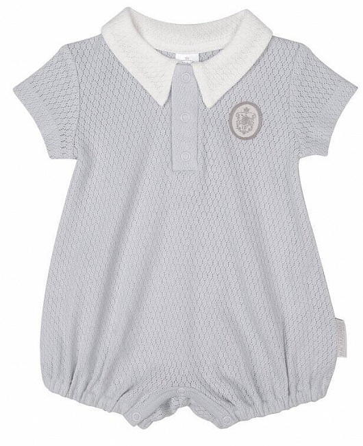 Комбинезон-песочник НаследникЪ Выжанова Серо-голубой 02007-11004 ЧЗ голубой 56