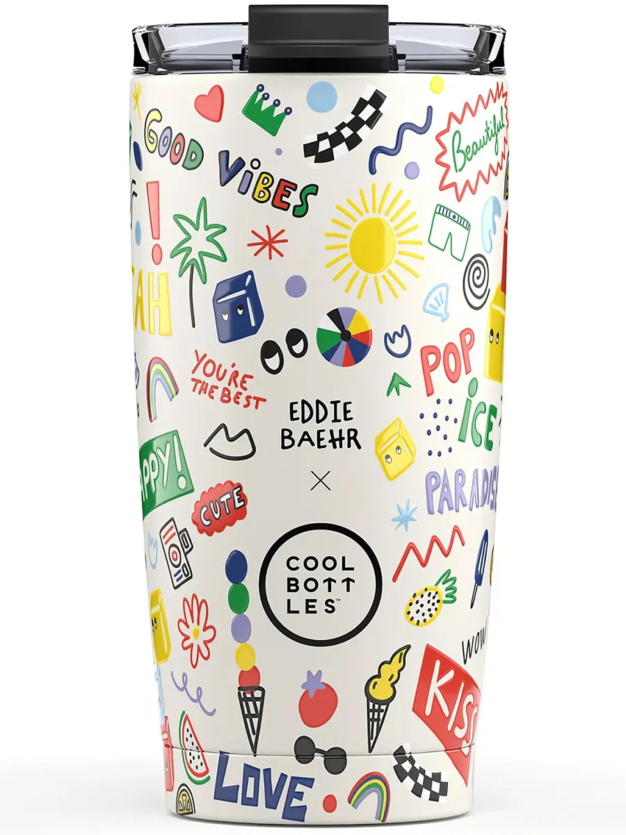 Термокружка Cool Bottles Tumbler Eddie Baehr Good Vibes 550 мл