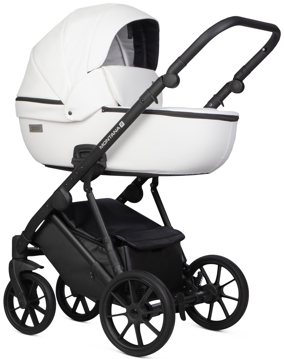 Детская коляска Riko Basic Montana X Ecco 2 в 1 11 White (белый)