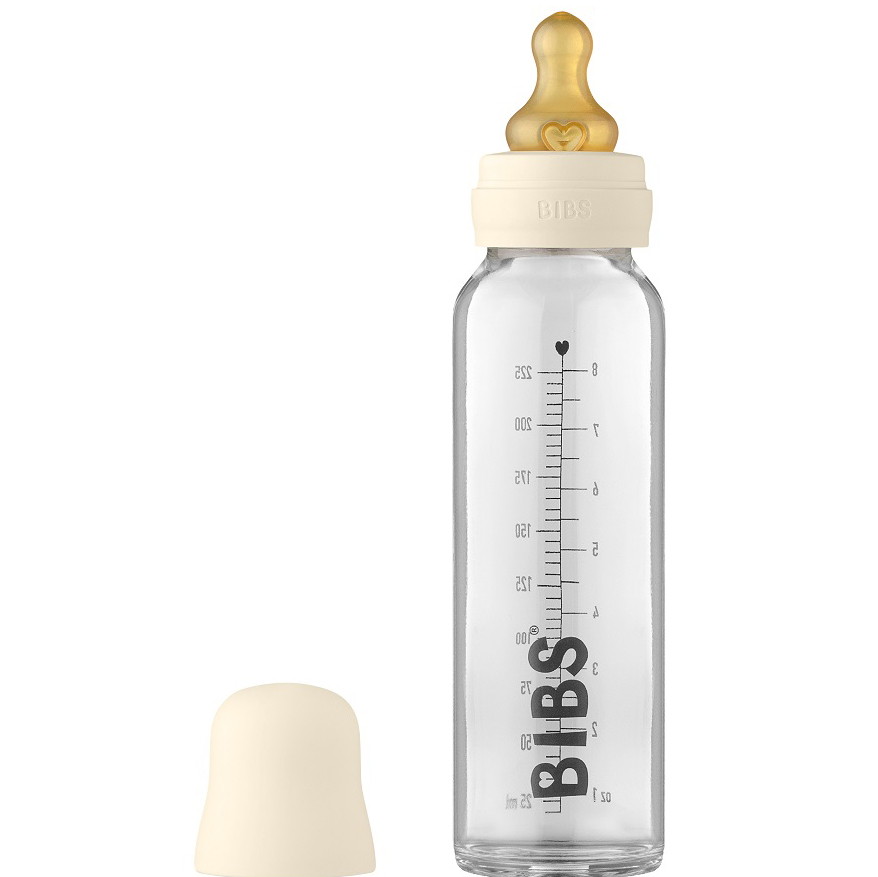Стеклянная бутылочка Bibs Complete Set, 225 мл 5014216 Ivory