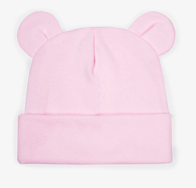Чепчик (шапочка) AmaroBaby Nature essence bear New розовый 44