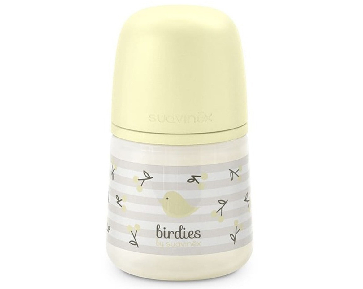 Бутылочка для кормления Suavinex Birdies 150 мл, 0 мес+ 309103 BG