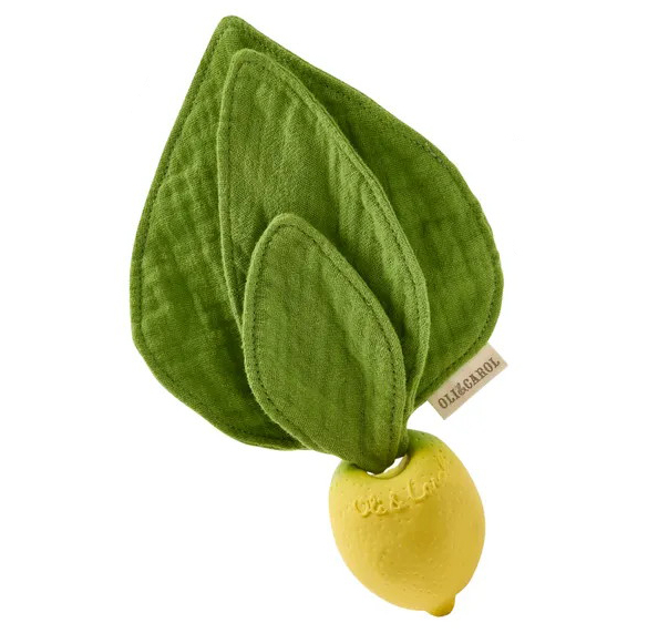 Игрушка-прорезыватель Oli&Carol Mini Doudou с комфортером L-MINDOU-LEMON