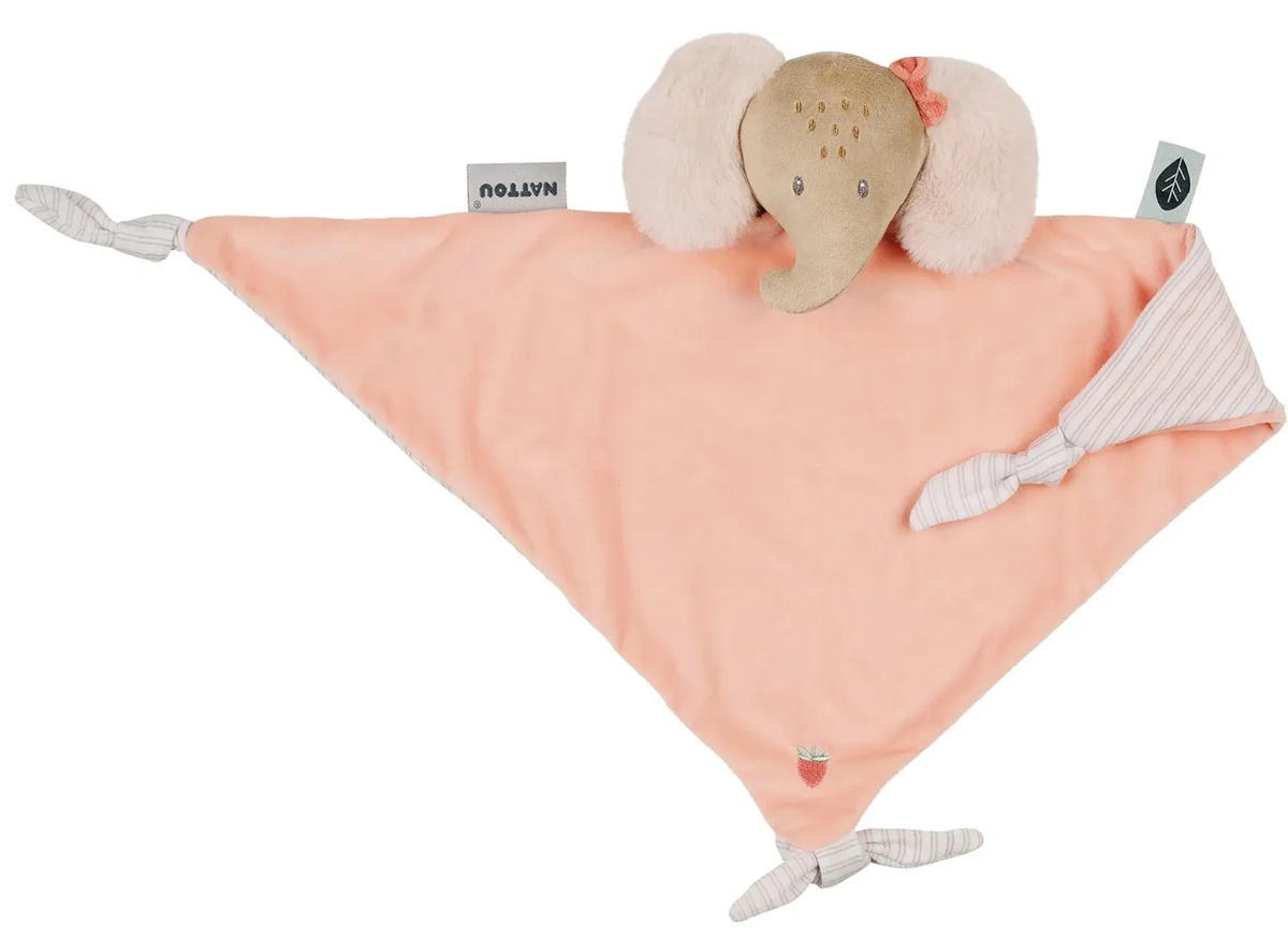 Игрушка мягкая Nattou Doudou большая Flo, Ernest & Oli Слоник 682091