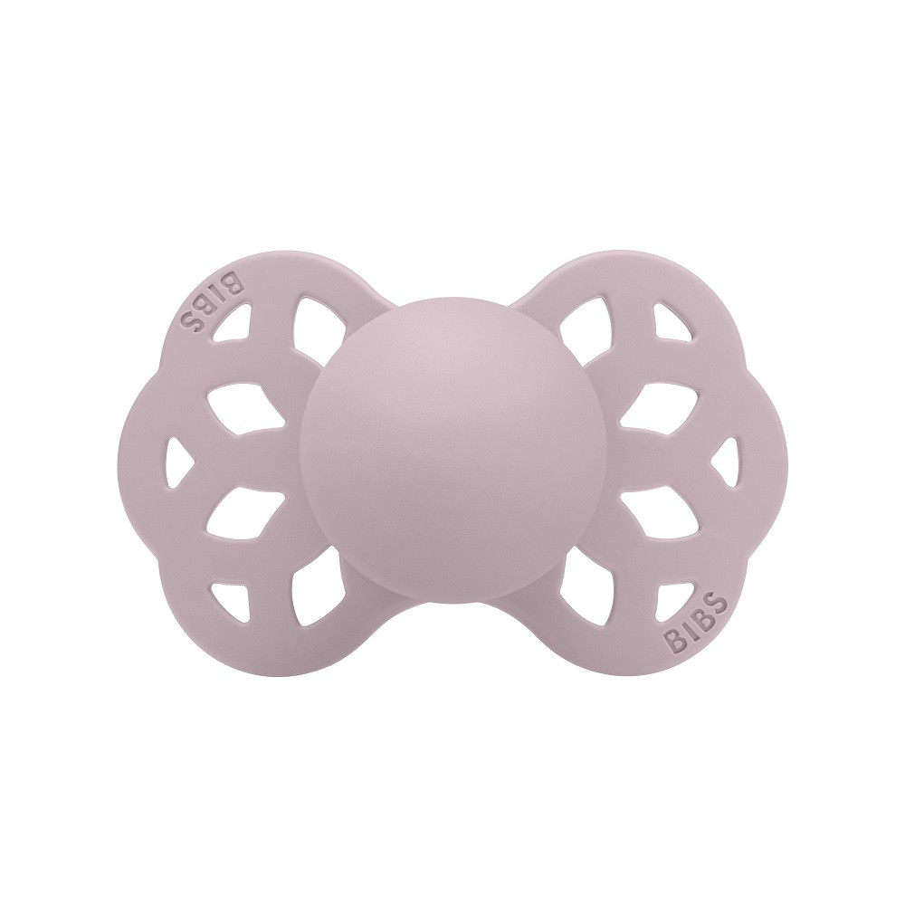 Пустышка силиконовая Bibs Infinity Symmetrical, 0+ 441267 Dusky Lilac