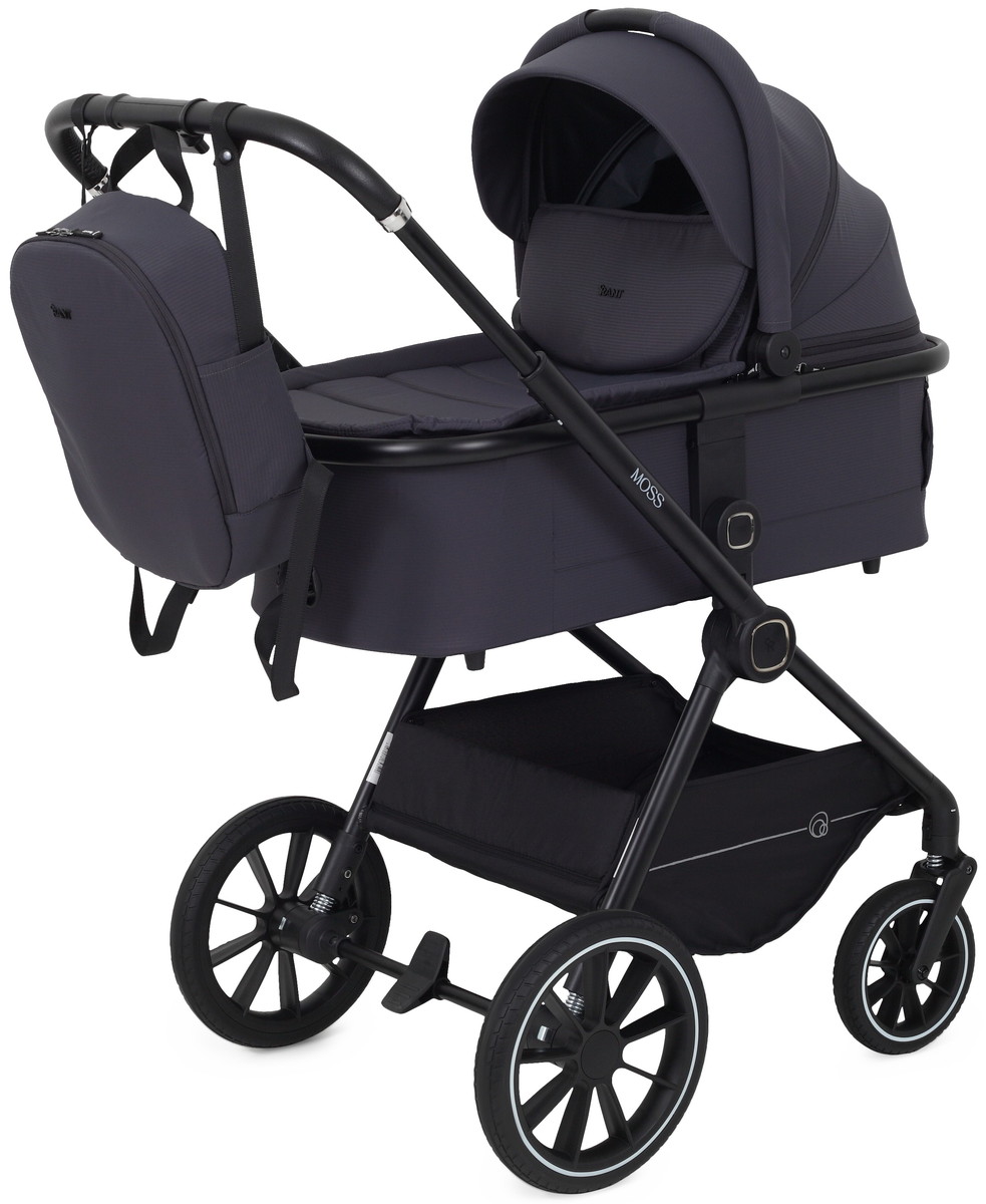 Детская коляска Rant Moss 3 в 1 с автокреслом Rant Cruise Beige Graphite