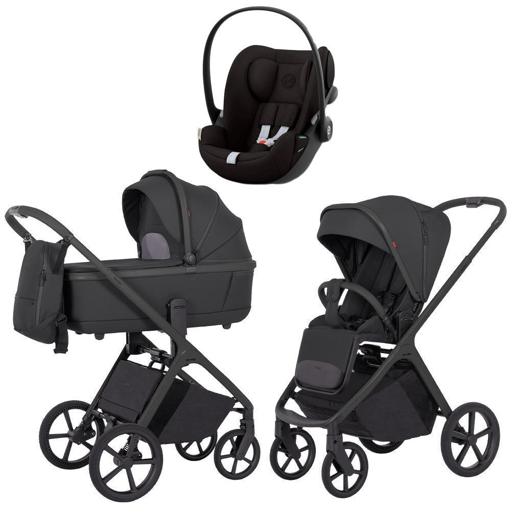Коляска Carrello Vector CRL-6550 и автокресло Cybex Cloud G i-Size Magic Black 3 в 1 Magnet Black