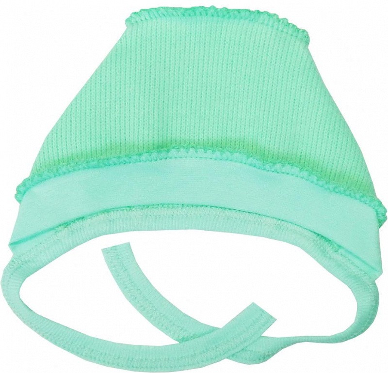 Чепчик Папитто селаник однотонный начес 49-123н салатовый 36