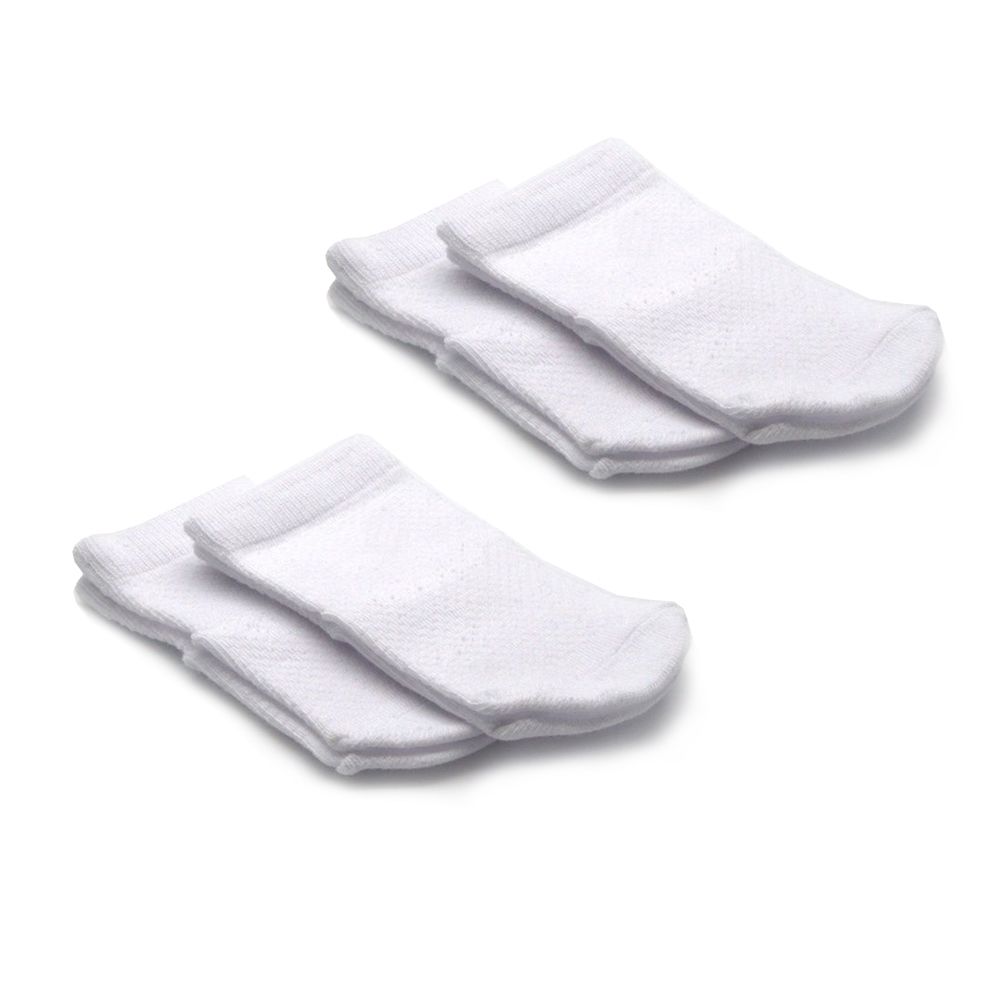 Носки детские Olant Baby ажур, 2 пары ЭН225-бел-6874 белые 3
