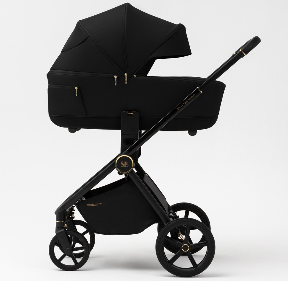 Детская коляска Sweet Baby Stella Plus Therma 2 в 1 427414 Black