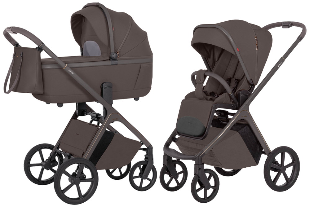 Коляска Carrello Vector limited version CRL-6552 2 в 1 Merino Beige