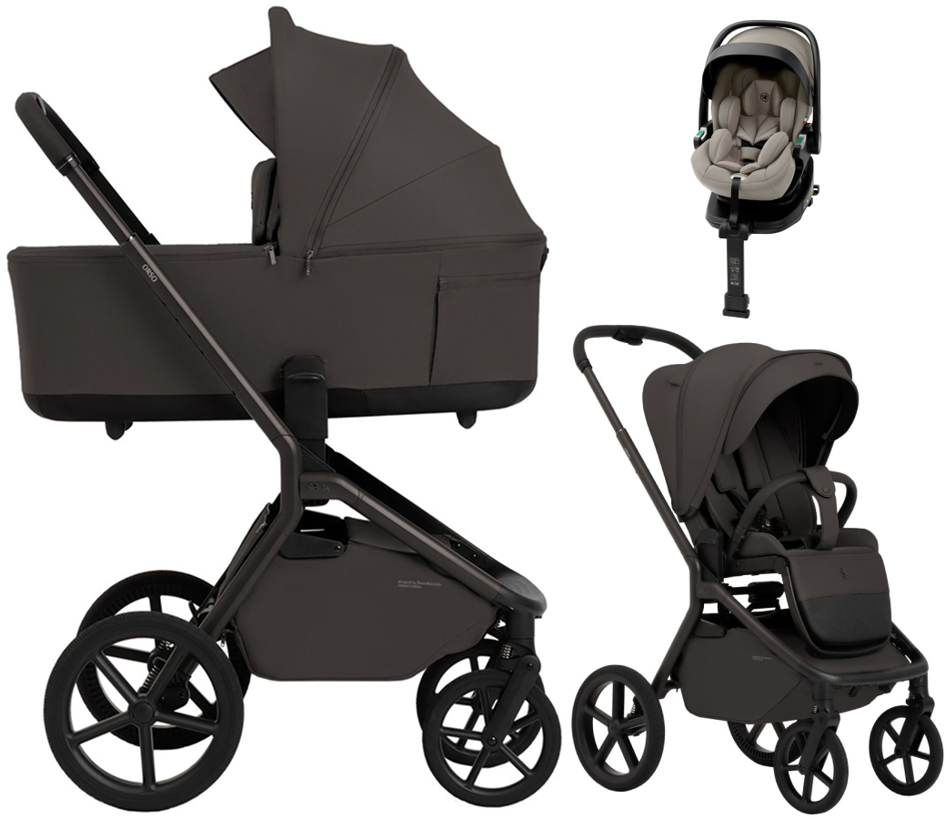 Коляска 4 в 1 Sweet Baby SBL Orso New + автокресло Premier Plus Begie Chocolate Brown