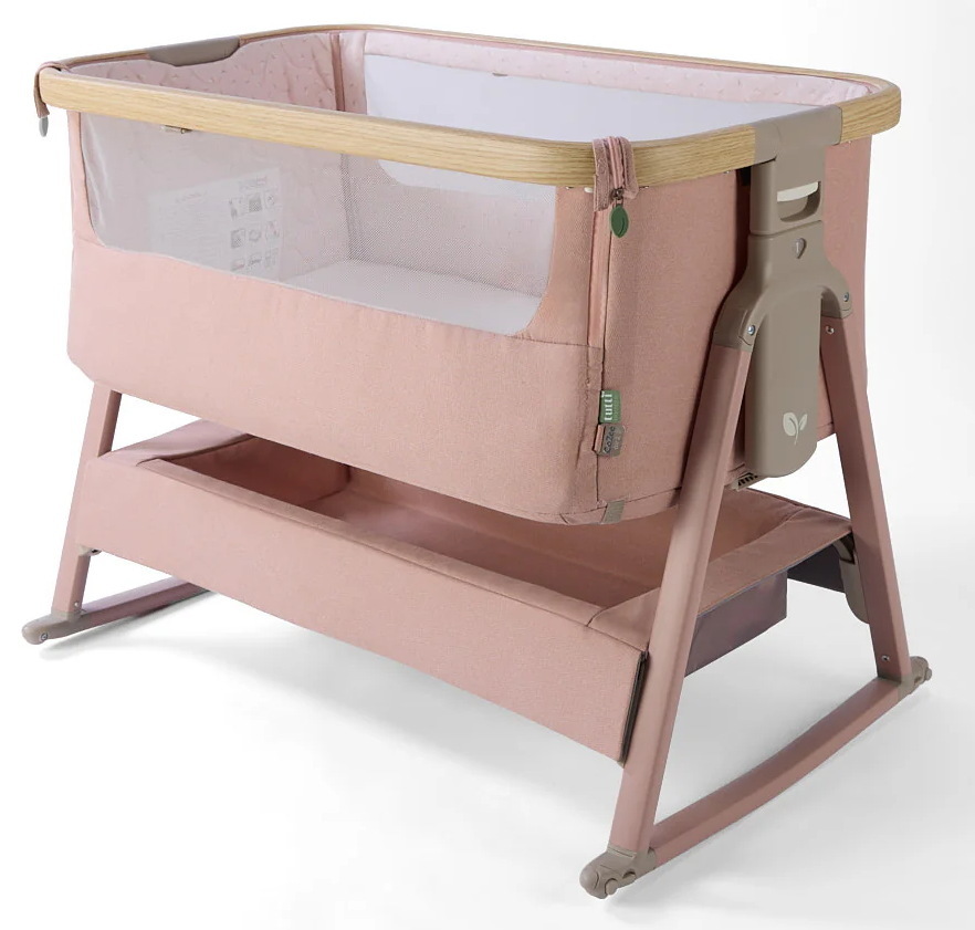 Колыбель приставная Tutti Bambini CoZee Air 2 с колесами GTD Дуб/Розовый (Drifted Oak/Blush)
