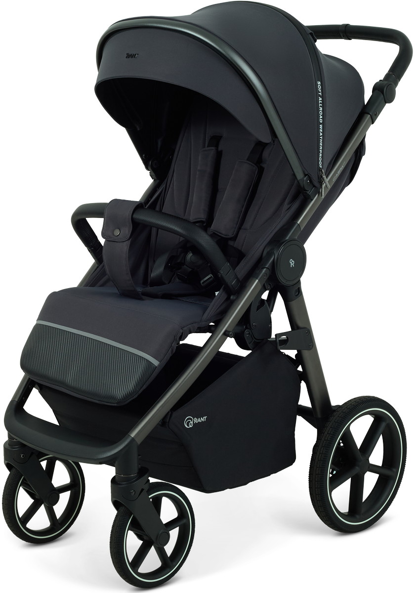 Детская прогулочная коляска Rant Caspia Soft 2026 Graphite