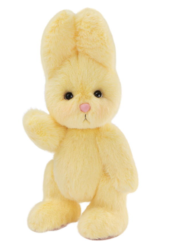 Мягкая игрушка TeddyTales Lina Кролик S 20 см торчащие уши желтый