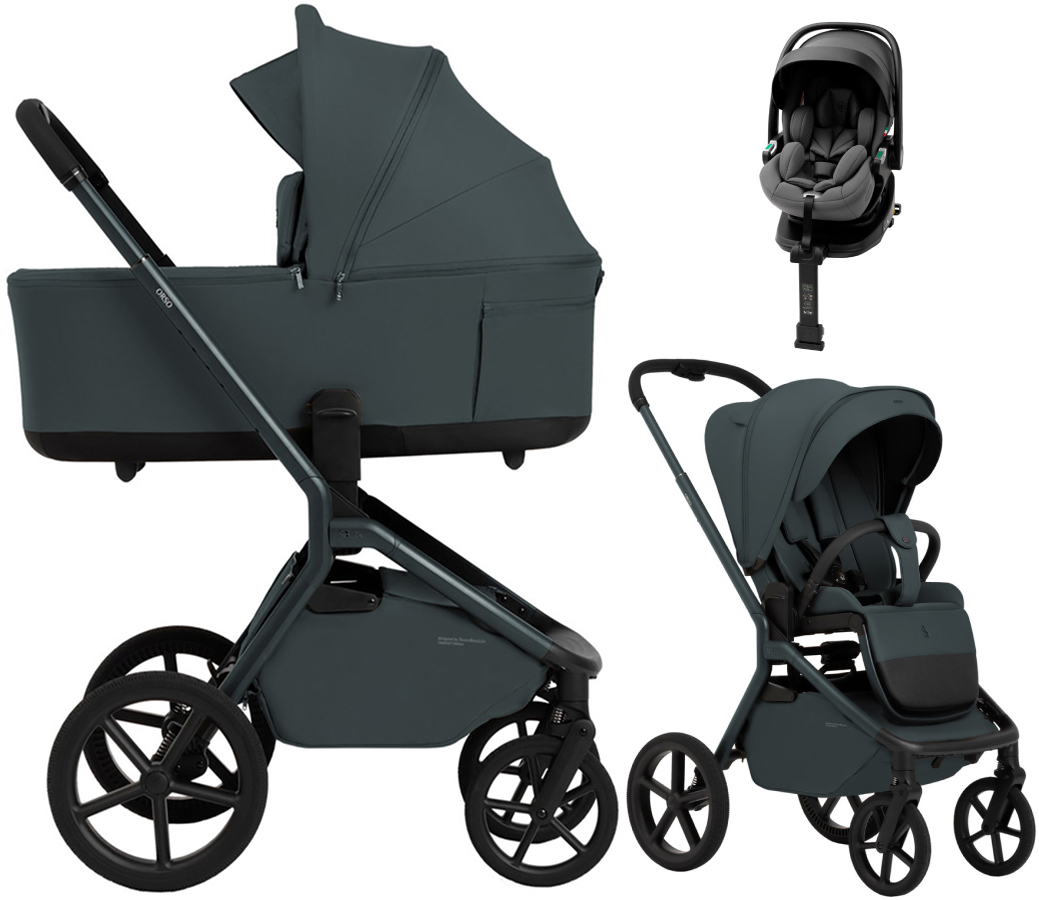 Коляска 4 в 1 Sweet Baby SBL Orso New + автокресло Premier Plus Grey Emerald