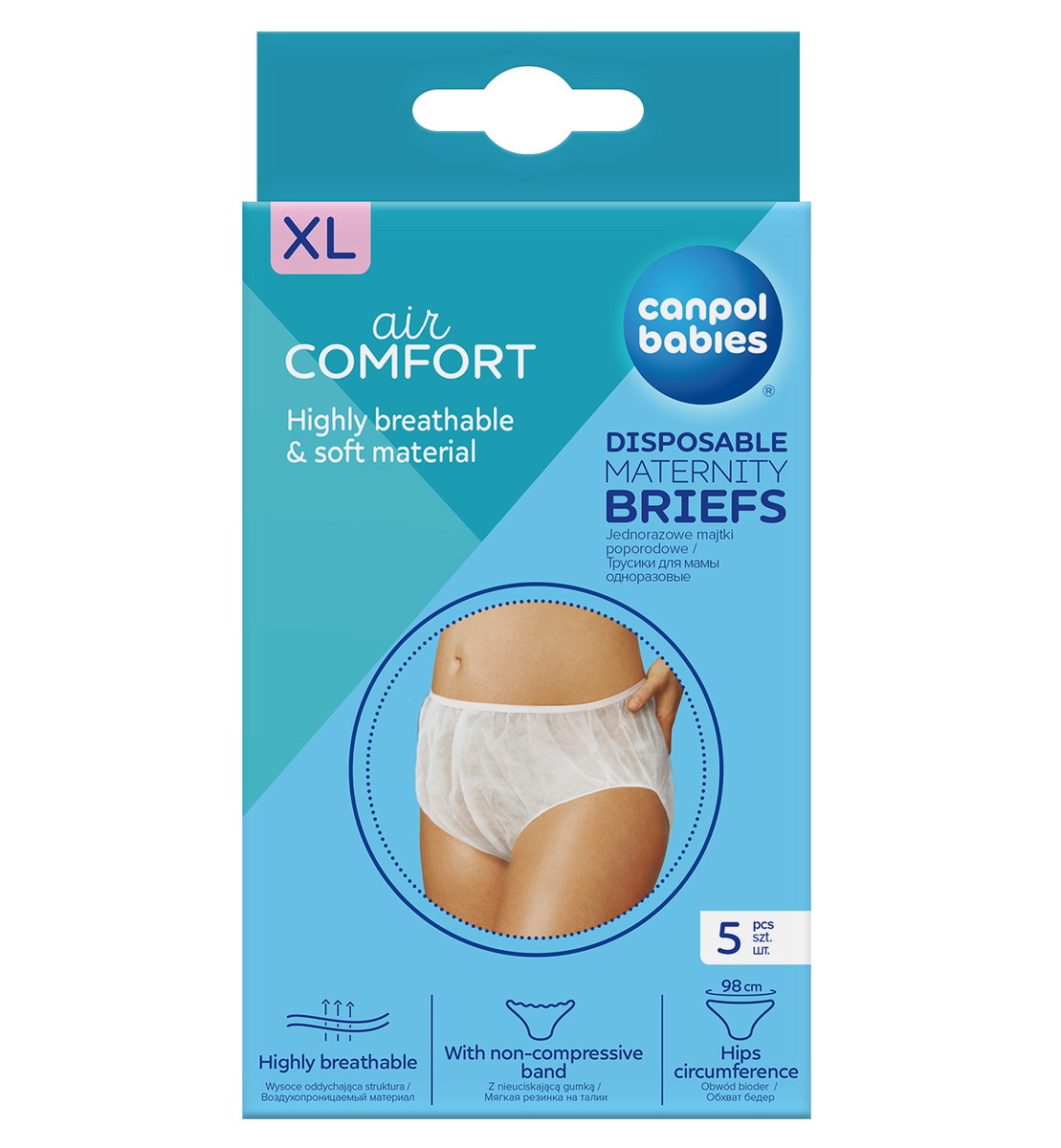 Трусики Canpol Babies для мам одноразовые, послеродовые XL, 9/600