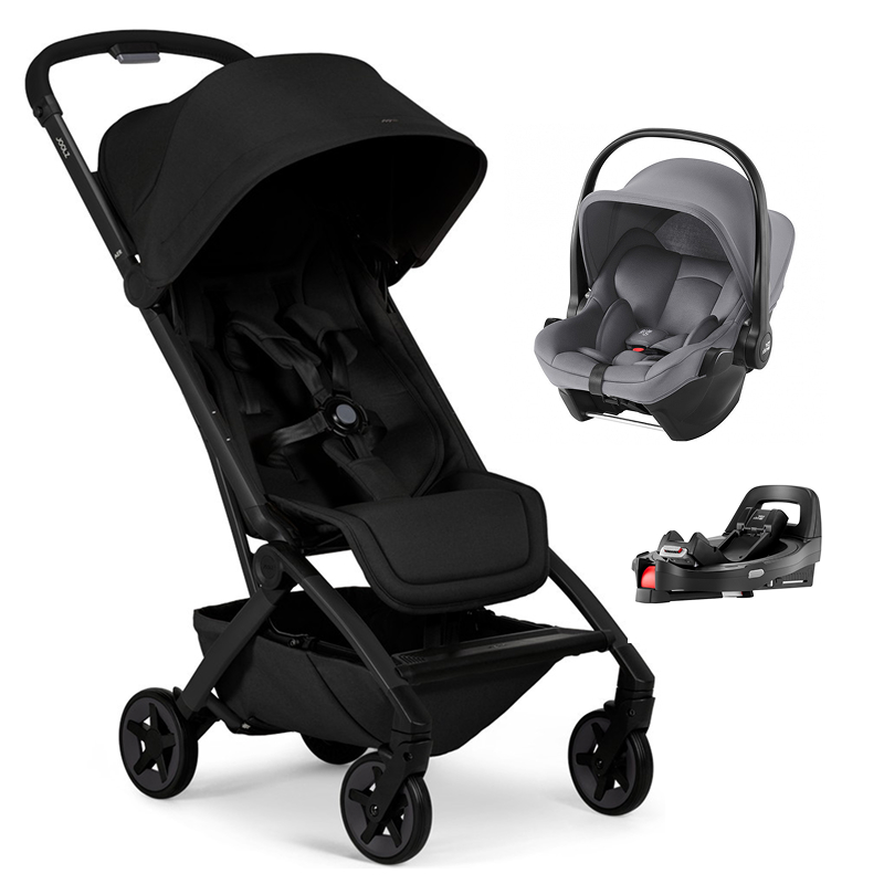Прогулочная коляска Joolz Aer 2 и автокресло Baby-Safe Core Frost Grey и база Vario Base 5Z Space black