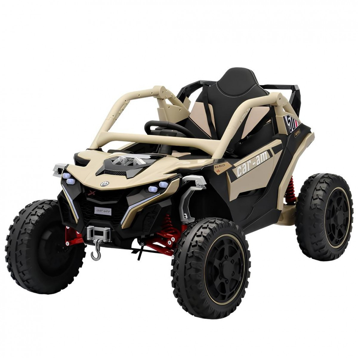 Детский электромобиль RiverToys Z707ZZ Z707ZZ-BEIGE/бежевый