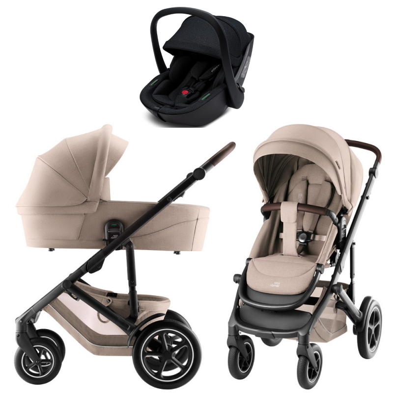 Коляска 3 в 1 Britax Roemer Smile 5Z Style и автокресло Osann Cuddle Carbon Teak
