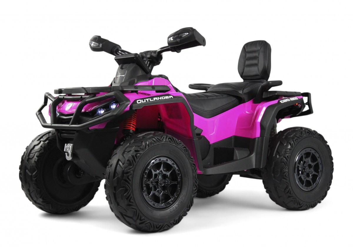 Детский электроквадроцикл RiverToys BRP Can-Am Outlander Y888YY PINK/розовый