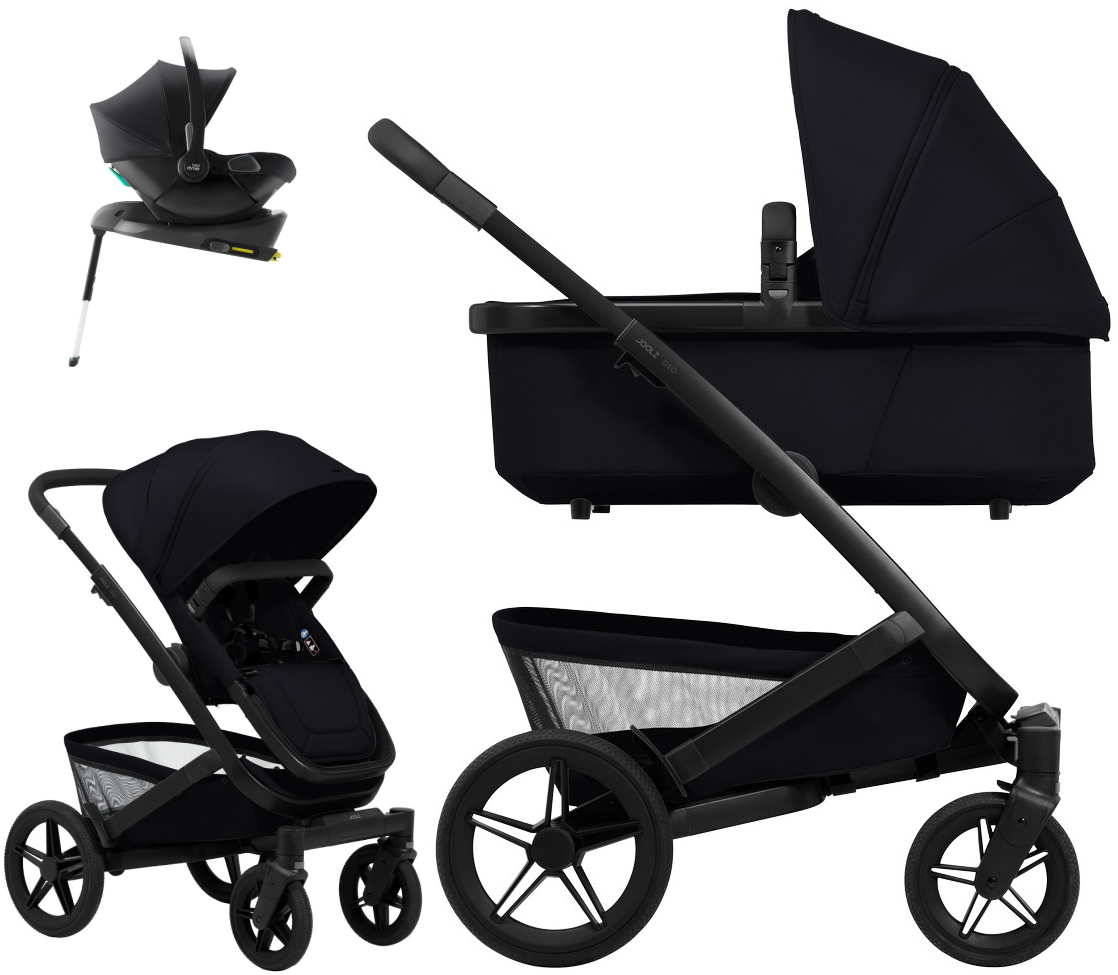 Детская коляска 4 в 1 Joolz Geo5 и автокресло Baby-Safe Core Space Black и база Baby-Safe Core Space Black