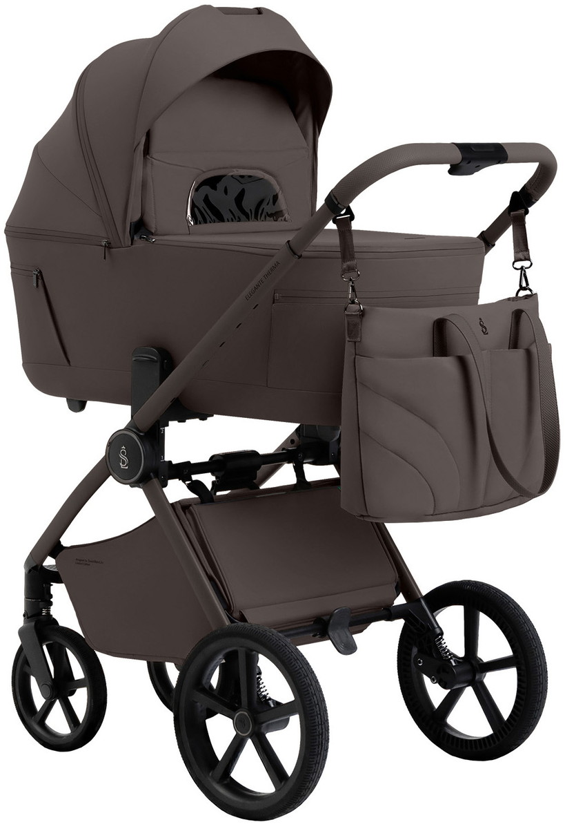 Детская коляска 2 в 1 Sweet Baby SBL Elegante Therma Colore 2.0 427799 Chocolate Brown