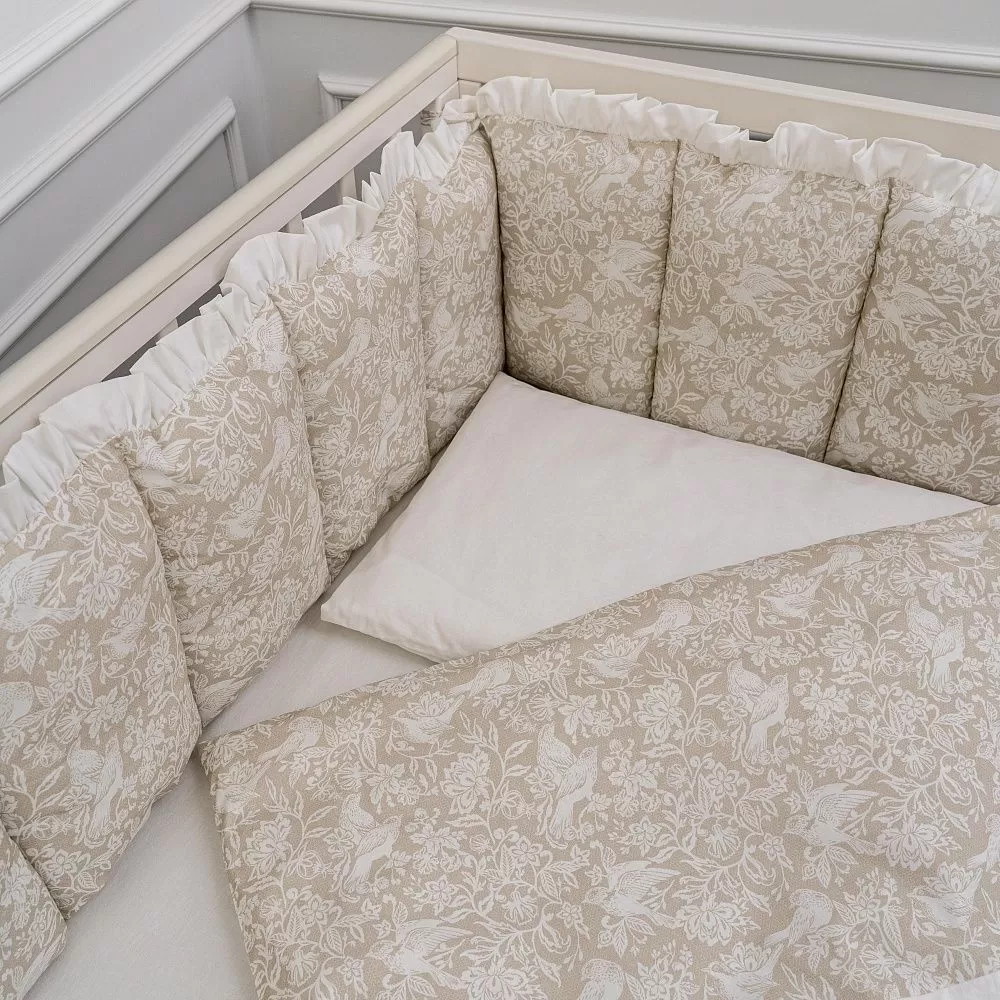 Комплект постельного белья Lappetti Le Jardin Сад 3 предмета 3129/4 бежевый