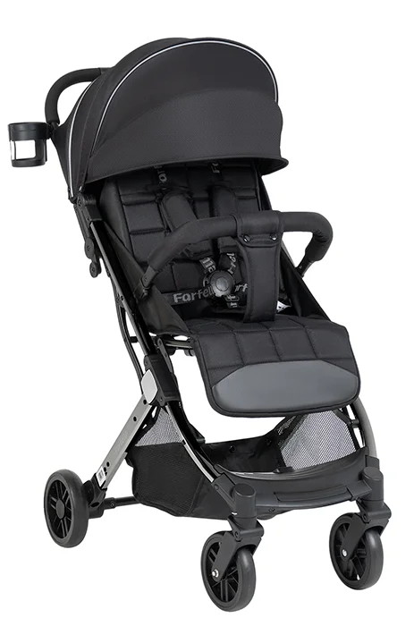 Детская прогулочная коляска Farfello Comfy Go Comfort Chrome Чёрный хром