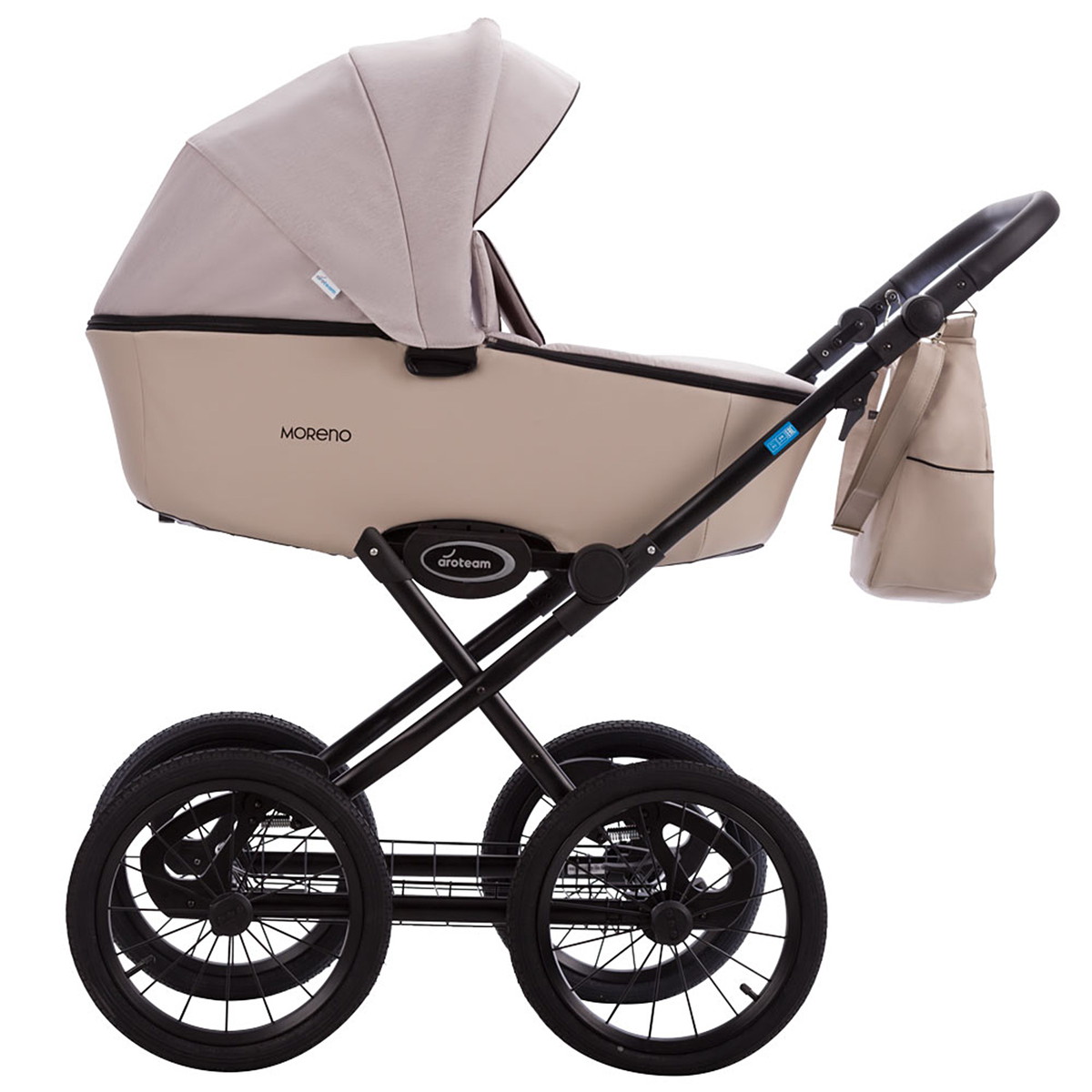 Детская коляска AroTeam Moreno SL 2 в 1 09 св.бежевый+св.бежевая кожа