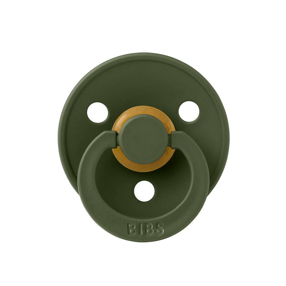Пустышка латексная Bibs Colour Symmetrical, 0+ 121218 Hunter Green