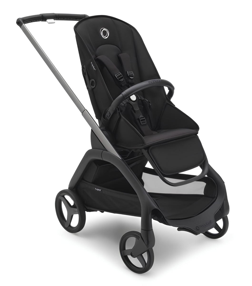 Прогулочная коляска Bugaboo Dragonfly base без капюшона Graphite/Midnight Black