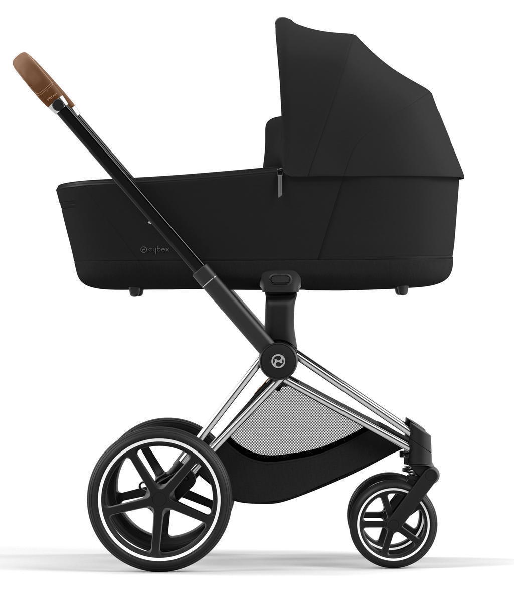 Коляска для новорожденных Cybex Priam IV Chrome Brown Sepia Black