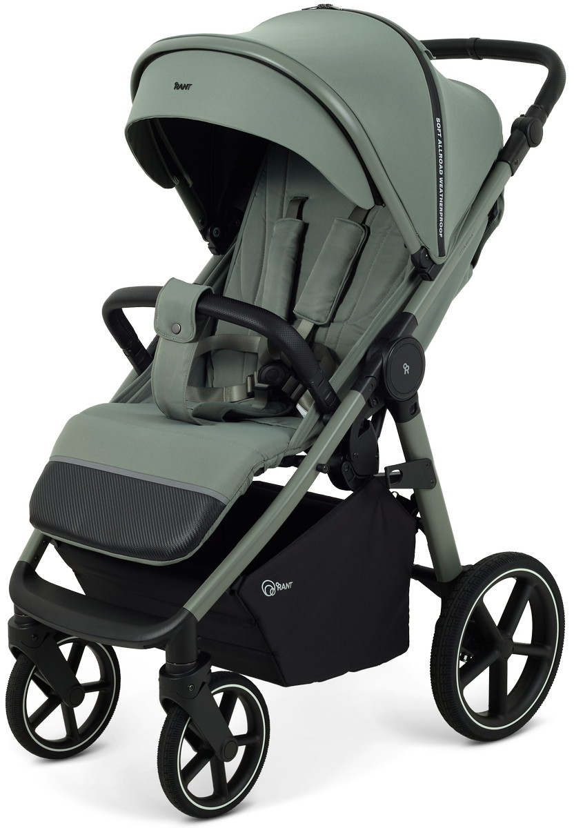 Детская прогулочная коляска Rant Caspia Soft 2026 Forest Green