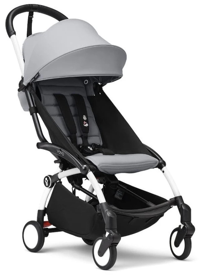 Коляска прогулочная Stokke YOYO3 рама белая White Stone