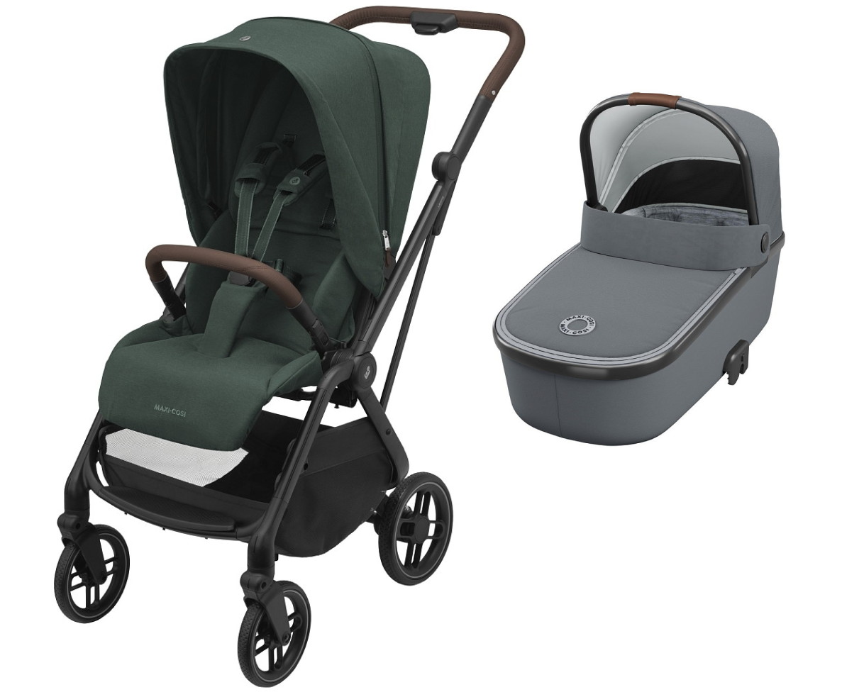 Детская коляска Maxi-Cosi Leona² Oria 2 в 1 1204403110 Twillic Green/1507050110 Essential Grey