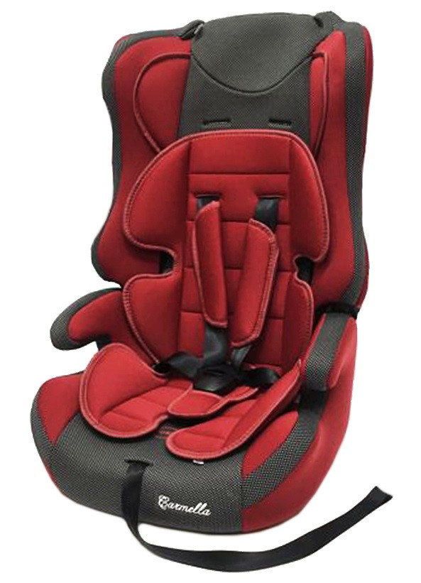 Автокресло-бустер Carmella RF 513 9-36кг 39 deep red-black dot