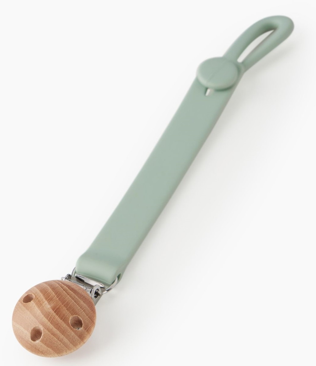 Держатель для пустышки Happy Baby с металлической прищепкой 11029 light blue