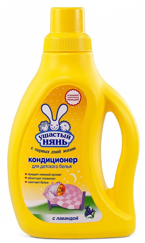 Кондиционер Ушастый нянь для детского белья Сладкий сон с лавандой 750 мл.