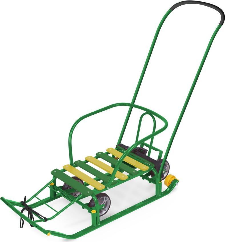 Детские санки Nika Тимка 5 Универсал зеленый